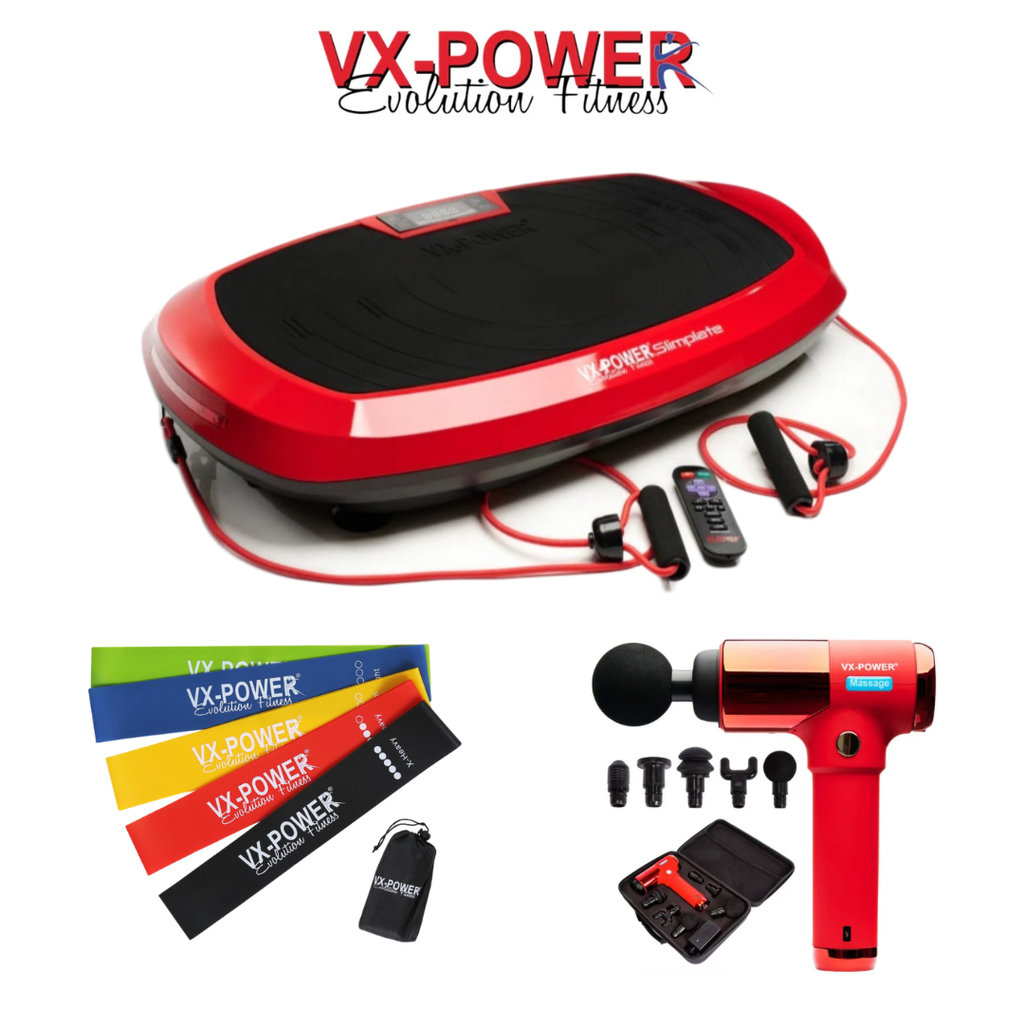 VX Power Slimplate Galaxy Pistola Masajeadora Bandas de Resistencia